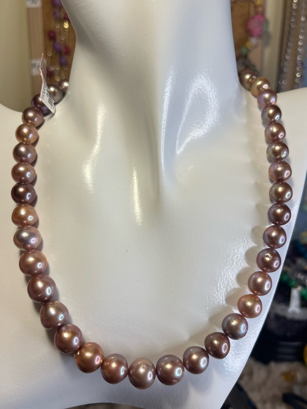 Genuine Freshwater Pearl Purple 10.4mm